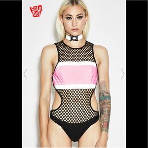 Dolls Kill Fishnet Bodysuit